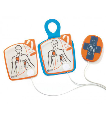 Electrodes adultes avec Capteur RCP pour Cardiac Science Powerheart G5
